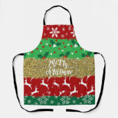 醜いセーター、愛の醜いクリスマスエプロン エプロン (正面)