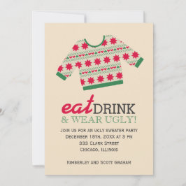 醜いセーター 招待状