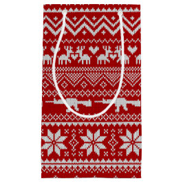 醜いセーターAR-15抱き枕 スモールペーパーバッグ