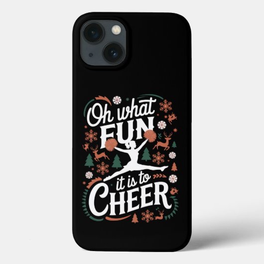 醜いチアリーディングのクリスマスに元気を Case-Mate iPhoneケース (裏面)