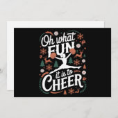 醜いチアリーディングのクリスマスを応援するって最高に楽しい！ シーズンカード (正面/裏面)