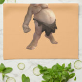 醜いトロール雷_コブ キッチンタオル (折り畳み)