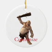 醜いトロール雷_コブ セラミックオーナメント (裏面)