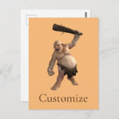 醜いトロール雷_コブ ポストカード (正面/裏面)