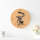 醜いトロール雷_コブ ラージ壁時計 (ホーム)