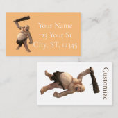 醜いトロール雷_コブ 名刺 (正面/裏面)