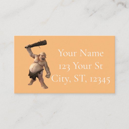 醜いトロール雷_コブ 名刺 (正面)