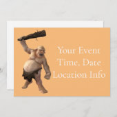 醜いトロール雷_コブ 招待状 (正面/裏面)