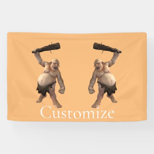 醜いトロール雷_コブ 横断幕 (横)