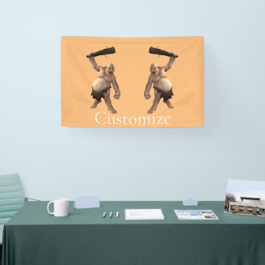 醜いトロール雷_コブ 横断幕 (トレードショー)