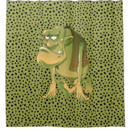 醜いトロール シャワーカーテン