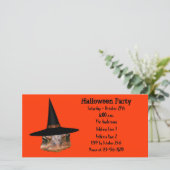 醜いトード顔ハローウィンパーティ招待状 (スタンド正面)