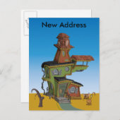 醜いハウスニューアドレス 案内ポストカード (正面/裏面)