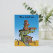 醜いハウスニューアドレス 案内ポストカード (スタンド正面)