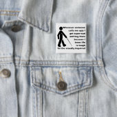 醜いハグおもしろいボタンバッジ 缶バッジ (インサイチュ)