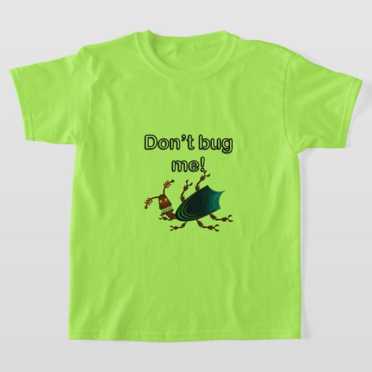 醜いバグ – 子供の基本Tシャツ Tシャツ (レイダウン)