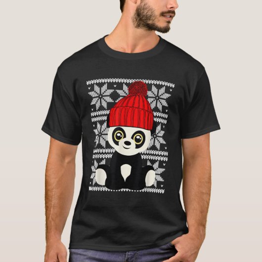 醜いパンダの熊のおもちゃ Tシャツ (正面)