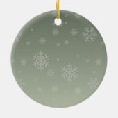 醜いパーソナライズされたクリスマスセーターオーナメント セラミックオーナメント (裏面)