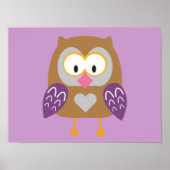 醜いフクロウ ポスター (正面)
