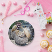 醜いフワフワの鶏が一つ ペーパープレート (パーティー)