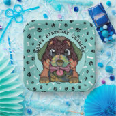 醜いベルネーズマウンテンドッグの誕生日 ペーパープレート (パーティー)