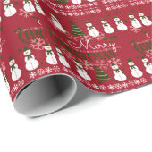 醜いホリデーセーターメリークリスマス ラッピングペーパー (ロールコーナー)