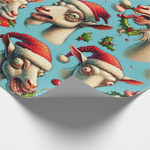 醜いホリデーヤゴラッピング紙 ラッピングペーパー (角)