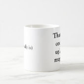 醜いマグ コーヒーマグカップ (中央)