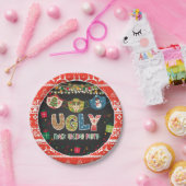 醜いマスクホリデーパーティープレート ペーパープレート (パーティー)