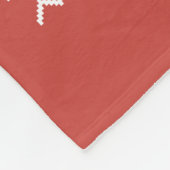 醜いメリークリスマスアコースティックギター フリースブランケット (角)