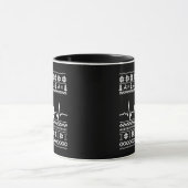 醜いメリークリスマスアコースティックギター マグカップ (中央)