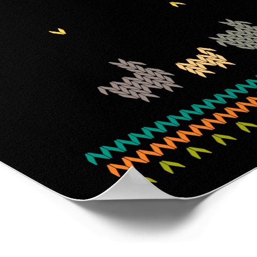 醜いメリークリスマスセーター宗教的クリスチャン ポスター (角)