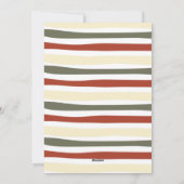 醜いモダンクリスマスセーターパーティの招待状 シーズンカード (裏面)