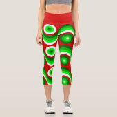 醜いモダンクリスマス カプリレギンス (正面)