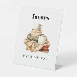 醜いモダンセーター赤ちゃんシャワーの好意 台座サイン