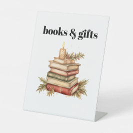 醜いモダンセーター赤ちゃんシャワー本とギフト 台座サイン