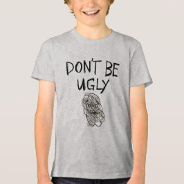 醜い子供の若者Tシャツでない トライブレンドＴシャツ