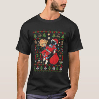 醜い宇宙飛行士サンタクロースS Tシャツ