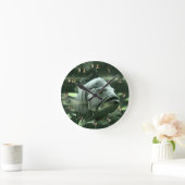 醜い水族館魚 ラウンド壁時計 (ホーム)