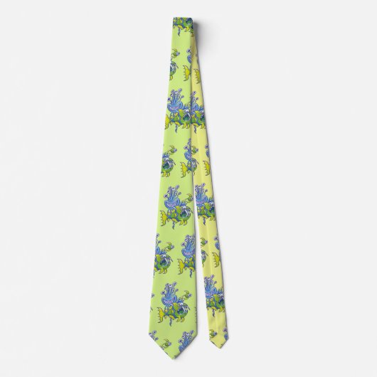 醜い海魚を捕まえる怪獣の深い ネクタイ (正面)