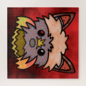 醜い犬の顔ジグソーパズル ジグソーパズル (横)