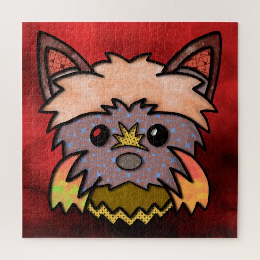 醜い犬の顔ジグソーパズル ジグソーパズル (縦)