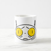 醜い猫や可愛いこうもり コーヒーマグカップ (中央)