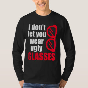 醜い眼鏡光学眼科レ連絡ンズ Tシャツ