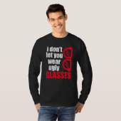 醜い眼鏡光学眼科レ連絡ンズ Tシャツ (正面フル)