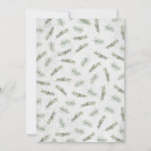 醜い素朴セーターのクリスマスパーティー 招待状 (裏面)