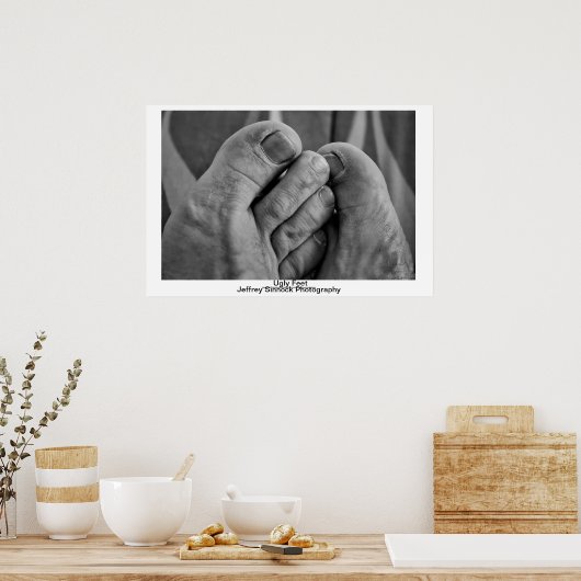 醜い足 ポスター (キッチン)