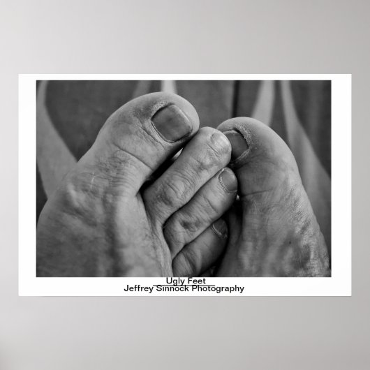 醜い足 ポスター (正面)