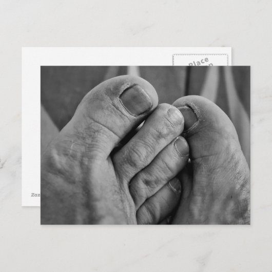 醜い足 ポストカード (正面/裏面)