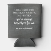 醜い酔っ払い悪い – ブライアッおもしろいズメイド提案 缶クーラー (正面)